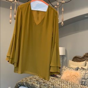 Dark gold blouse